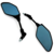 RETROVISOR MT 07/09 LENTE AZUL HONDA / SUZUKI / KAWASAKI / TRIUMPH / BMW ROSCA 10MM - loja online