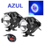 FAROL DE MILHA LED ANGEL EYES AZUL E BOTÃO LIGA DESLIGA