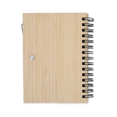 Caderno de Bambu com Caneta - comprar online