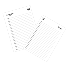 Agenda Personalizada com horário - comprar online