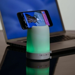 Caixa de Som Multimídia com Porta Caneta e Luminária - comprar online