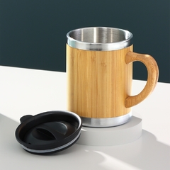 Caneca de Bambu 300ml - MiHa Brindes 