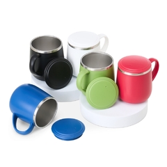 Caneca Parede Dupla 370ml - MiHa Brindes 