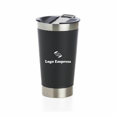 Copo Térmico de Inox 500ml com Tampa e Abridor