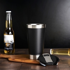 Copo Térmico de Inox 500ml com Tampa e Abridor - comprar online