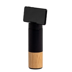 Garrafa Térmica Inox 420ml com Infusor, Alça e Detalhes em Bambu - comprar online
