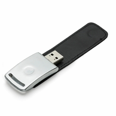 Pen Drive de Couro 4GB/8GB - MiHa Brindes 