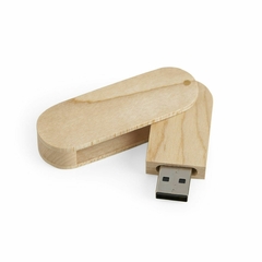 Pen Drive de Madeira Giratório 4GB/8GB - comprar online