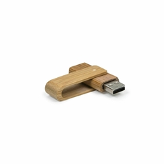 Pen Drive 4GB/8GB/16GB Giratório Bambu - comprar online
