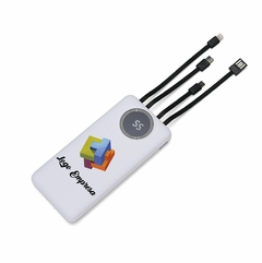 Power Bank 10.000mAh com Lanterna e Multissaídas