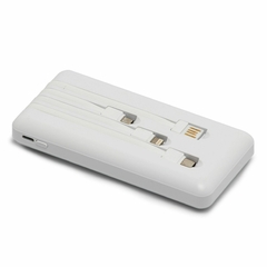 Power Bank 10.000mAh com Lanterna e Multissaídas - MiHa Brindes 