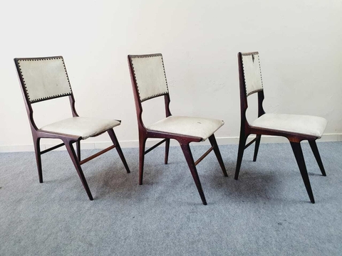 Trio de cadeira em Jacarandá