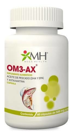 OM3-AX MEGAHEALTH (Aceite de Pescado auxiliar para bajar triglicéridos)