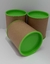 Mini tubo 6x7 verde limão 