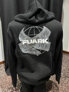 Buzo Oversize Unisex (FUARK ALIVE SPIRIT NEGRO)