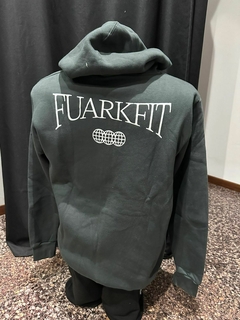 Buzo Oversize Unisex (FUARKFIT VERDE GRIS PLOMO)