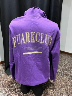 Buzo Oversize Unisex (FUARK CLUB AZUL VIOLETA)