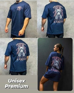 REMERA OVERSIZE FUARK (PERRO 4D BLUE)