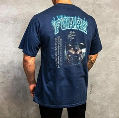 REMERA OVERSIZE FUARK (SIMIO AZUL)