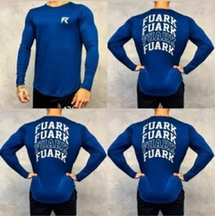 REMERA MANGA LARGA FUARK (FK- AZUL)
