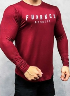 REMERA MANGA LARGA FUARK (FUARKCO-BORDO) - comprar online