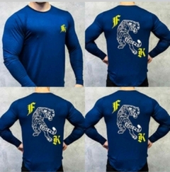 REMERA MANGA LARGA FUARK (FK TIGRE- AZUL) - comprar online