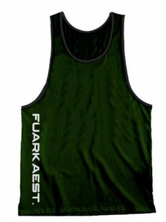 MUSCULOSA REEB UNISEX - (FUARK AEST.-VERDE NEGRO)