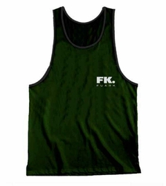 MUSCULOSA REEB UNISEX - (FK-VERDE MILITAR.BLANCO)