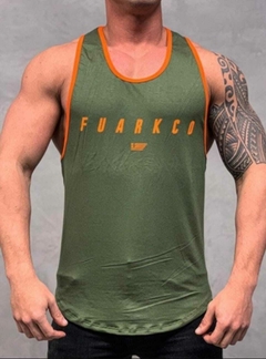 MUSCULOSA REEB UNISEX - (FUARKCO- VERDE CON NARANJA)