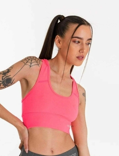 TOP CORTE AMERICANO- FUCSIA FLUOR