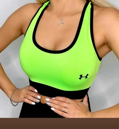 TOP CORTE AMERICANO VERDE FLUOR UNDER