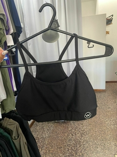 TOP TIRA FINA - MORLEY NEGRO