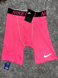 CALZA CORTA HOMBRE LYCRA- ROSA FLUOR - comprar online