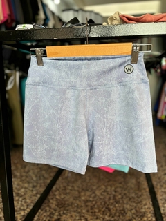 Calza corta Newod - REPTIL CELESTE - comprar online