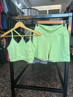 CONJUNTO TOP + CALZA FUARK - VERDE AGUA - comprar online