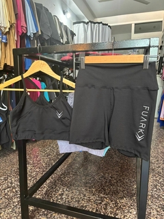 CONJUNTO TOP + CALZA FUARK - NEGRO - comprar online