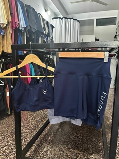 CONJUNTO TOP + CALZA FUARK - AZUL - comprar online