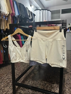 CONJUNTO TOP + CALZA FUARK - BLANCO MORLEY - comprar online