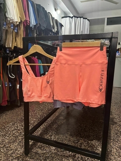 CONJUNTO TOP + CALZA FUARK - NARANJA MORLEY - comprar online
