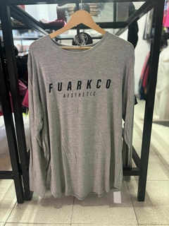 REMERA MANGA LARGA FUARK (FUARKCO- GRIS CLARO) - comprar online