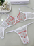 CONJUNTO ZARA (BRANCO COM PIN E ROSA) - comprar online