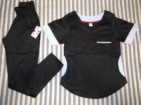 Chaquetilla Pocket negra con gris - comprar online