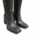 bota de cuero fragola ALTA con taco cuadrado (71-2193-02) - comprar online