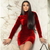Vestido Feminino Veludo Manga Longa Tubinho Curto - comprar online