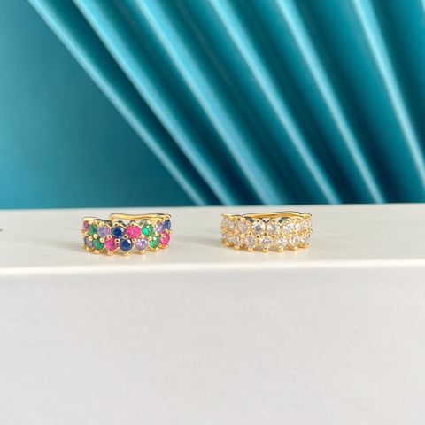 Piercing Fake 2 fileiras unidas