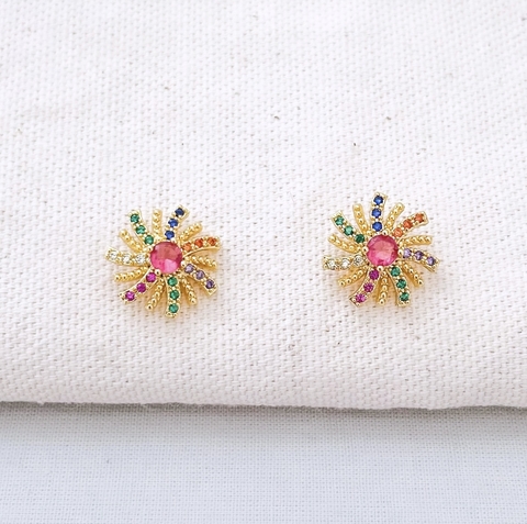 Brinco Flor Multicolor