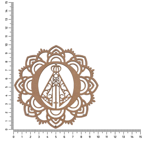 Mandala Nossa Senhora Aparecida | MDF - comprar online