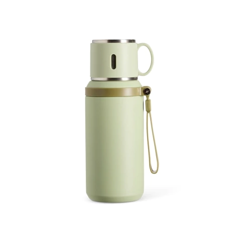 Garrafa Térmica 600ml com Tampa Caneca - Maitê Pedrarias