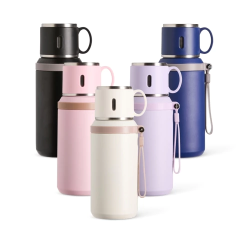 Garrafa Térmica 600ml com Tampa Caneca