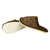 Pantufa Masculina Macia Estampada Marrom 40/41 - comprar online